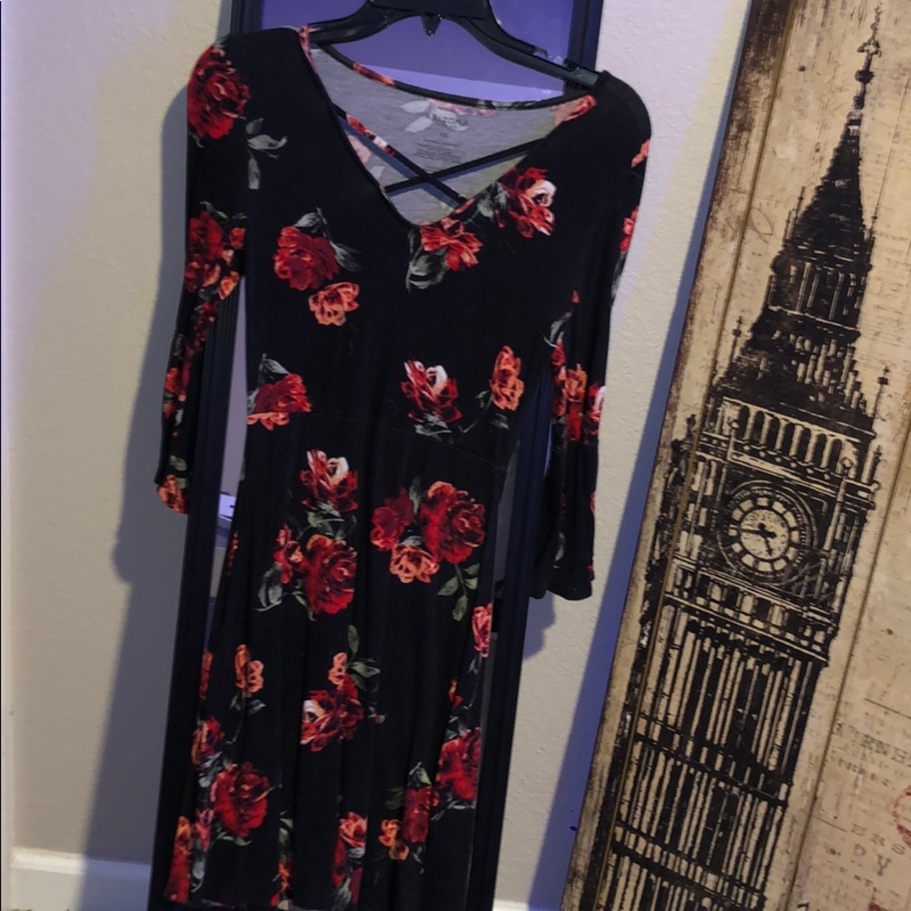 rose dress